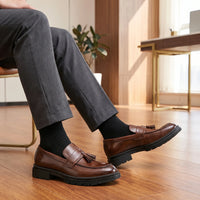 Mocassins Habillés À Glands En Cuir Véritable Pour Homme - Lifestyle — Worn Editorial