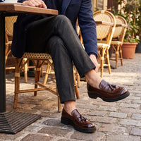 Mocassins Habillés À Glands En Cuir Véritable Pour Homme - Lifestyle — Worn Editorial