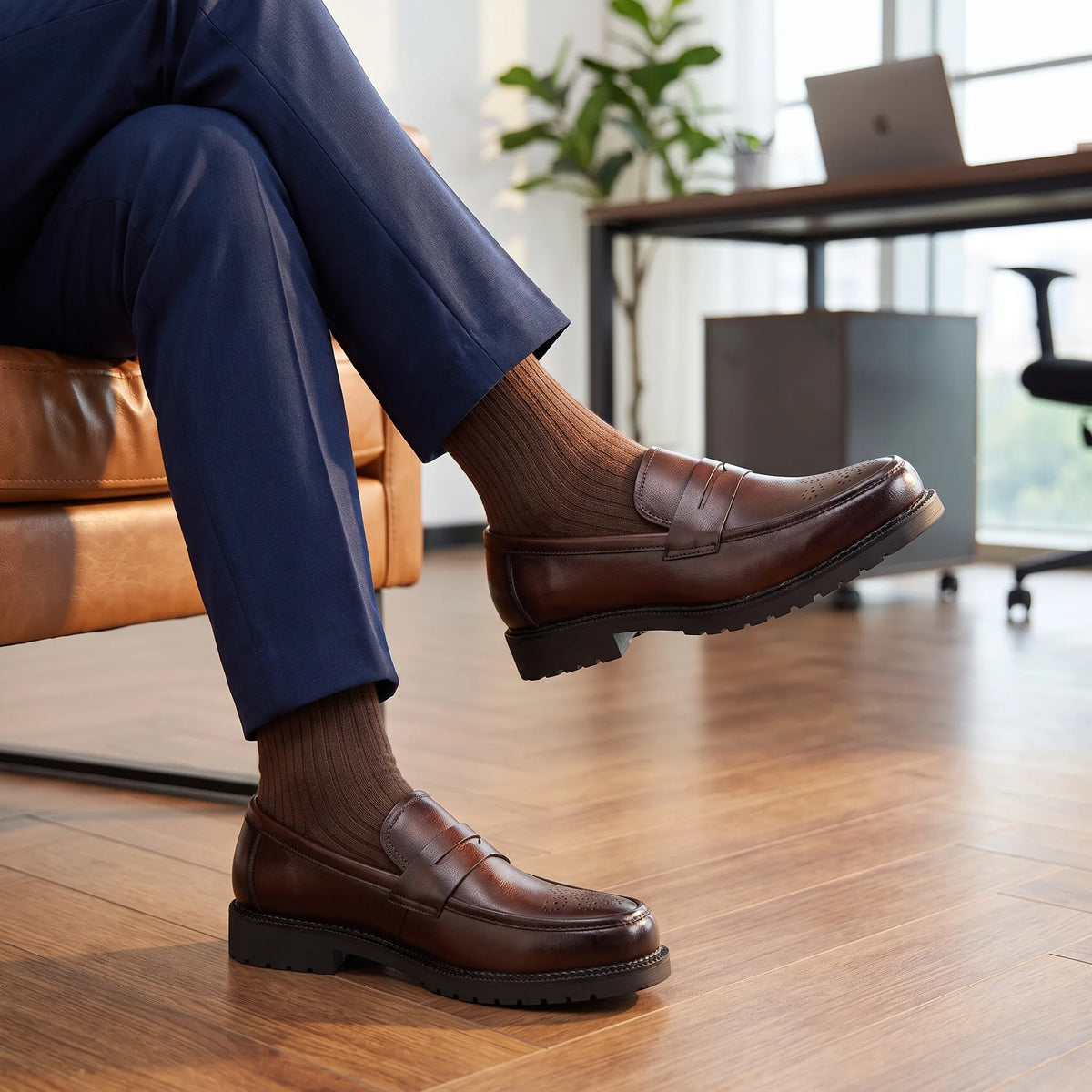 Mocassins Habillés En Cuir Véritable Pour Homme - Lifestyle — Worn Editorial