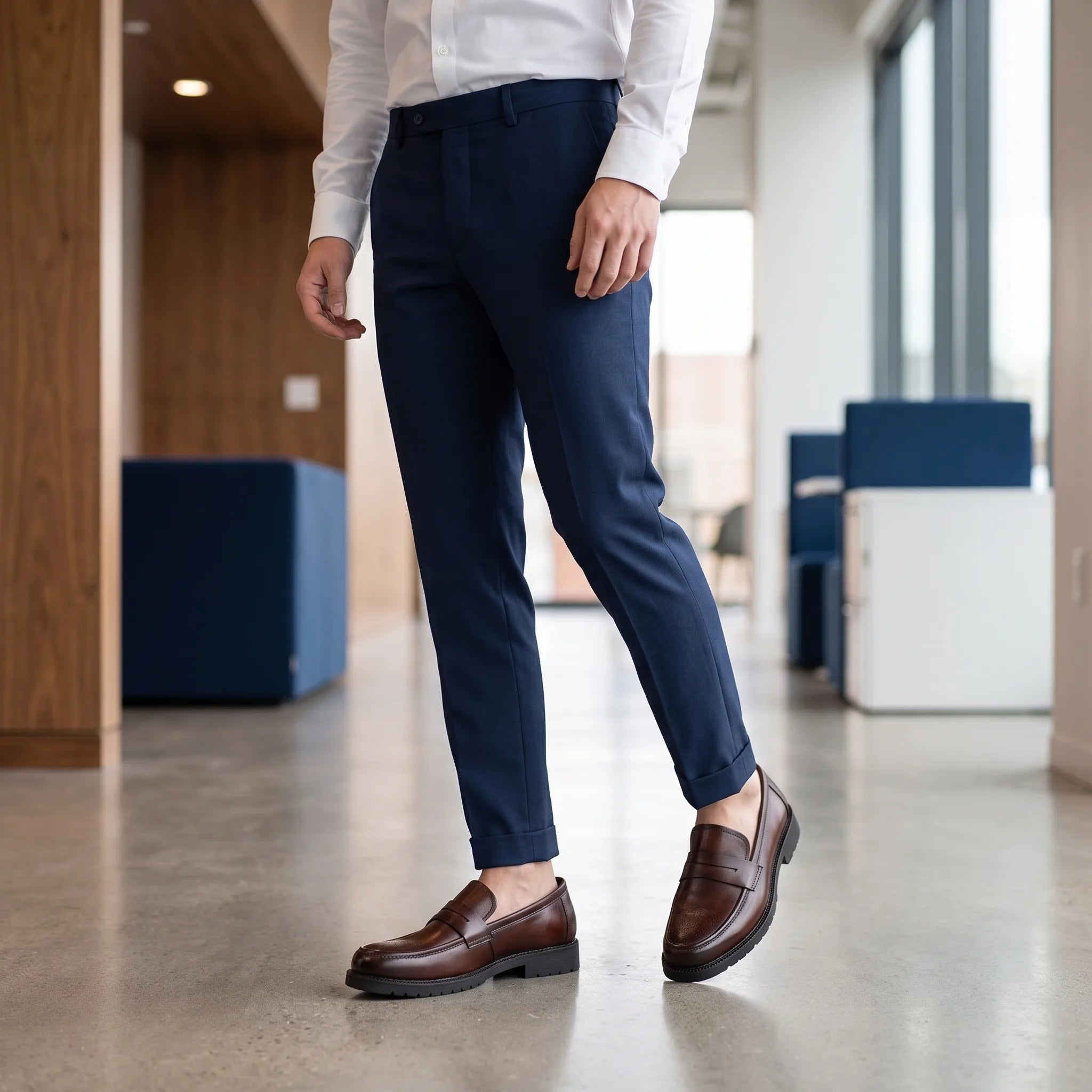 Mocassins Habillés En Cuir Véritable Pour Homme - Lifestyle — Worn Editorial