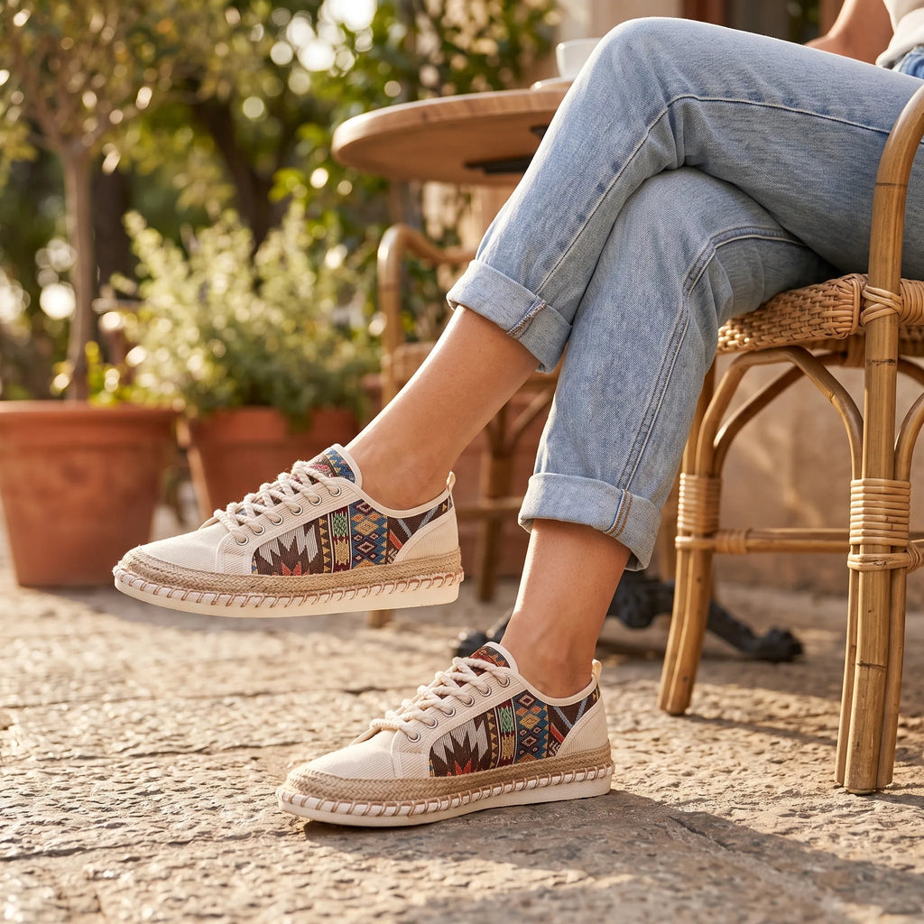 Mocassins Indiens En Toile - Lifestyle — Worn Editorial