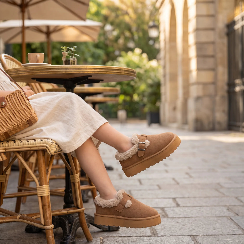Mocassins Indiens Fourrés À Boucle - Lifestyle — Worn Editorial