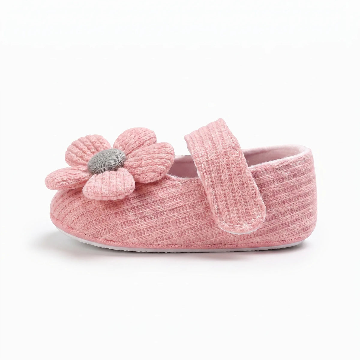 Mocassins Mignons À Fleurs Pour Bébé Fille - Studio — Side Profile