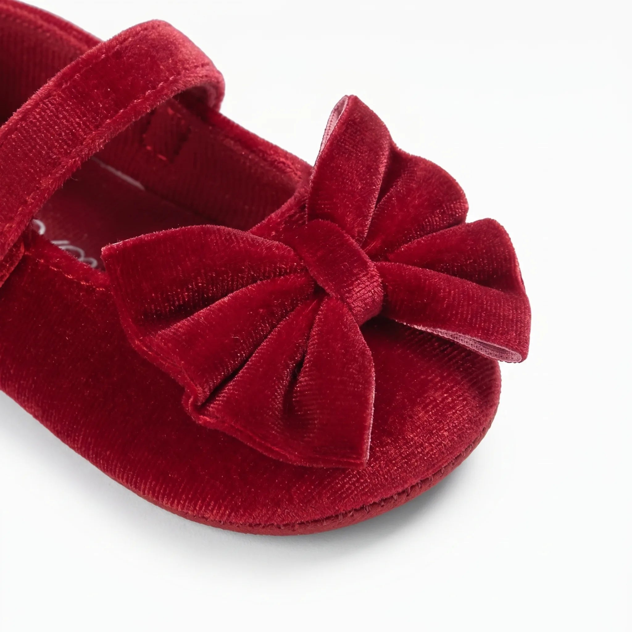 Mocassins Nœud Papillon Nouveau-Né - Studio — Detail Close-up Image