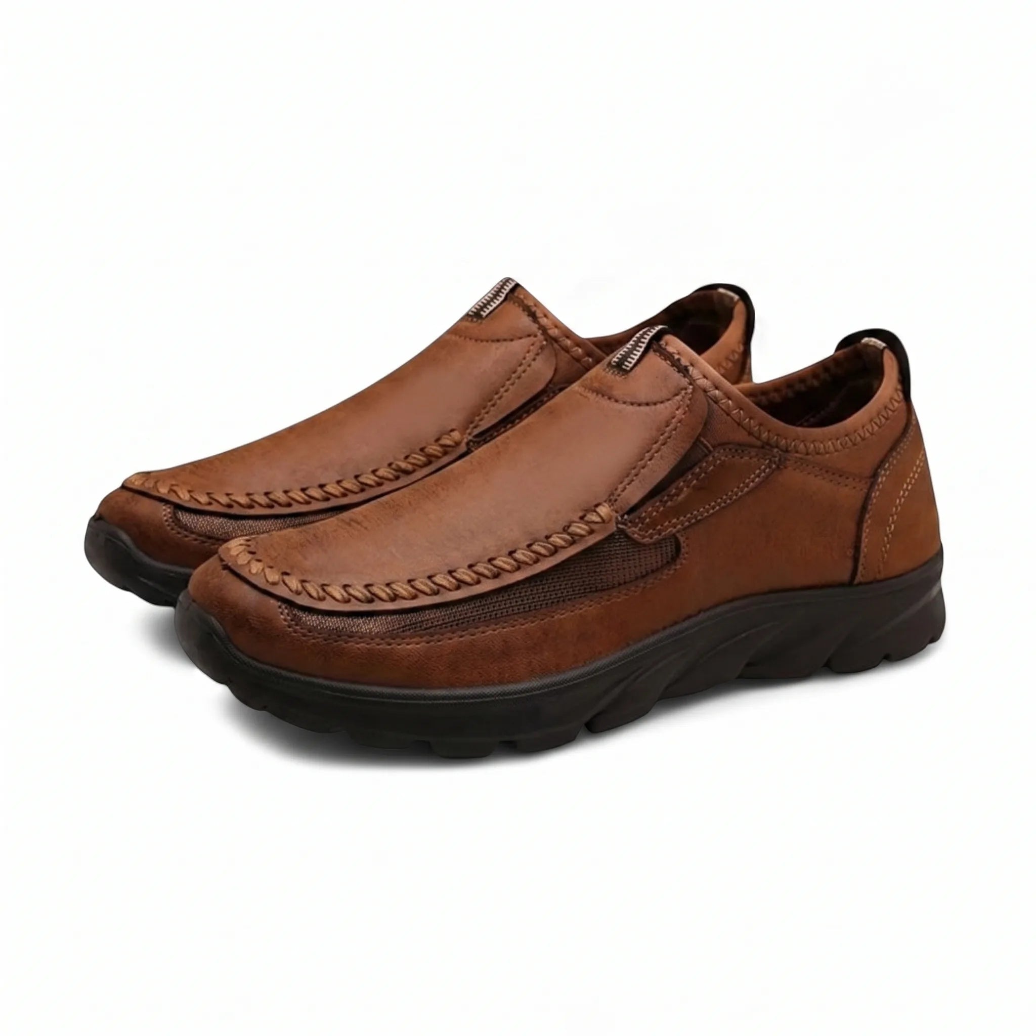 Mocassins Orthopédiques de Marche Pour Homme - Studio — Front 3/4 Pair