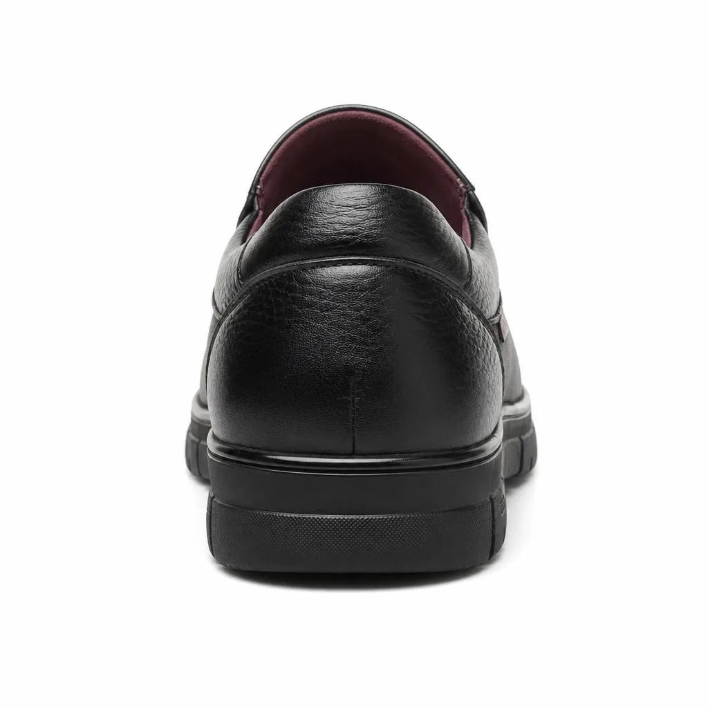Mocassins Orthopédiques En Cuir De Vache Souple Pour Homme - Studio - Behind view