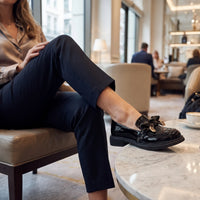Mocassins Plateforme Nœud Papillon Noir Pour Femmes - Lifestyle — Worn Editorial
