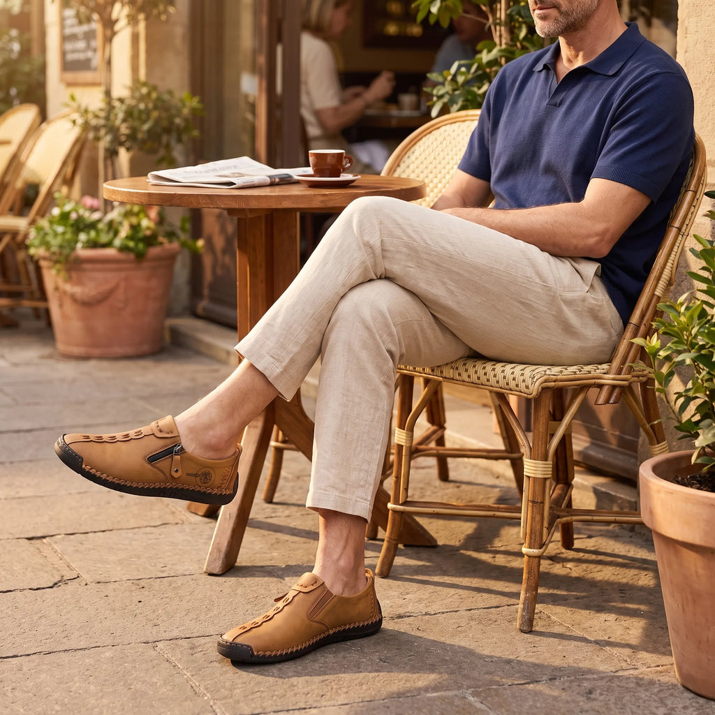 Mocassins Plats En Cuir Synthétique Pour Hommes - Lifestyle — Worn Editorial