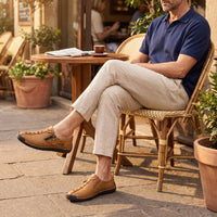 Mocassins Plats En Cuir Synthétique Pour Hommes - Lifestyle — Worn Editorial