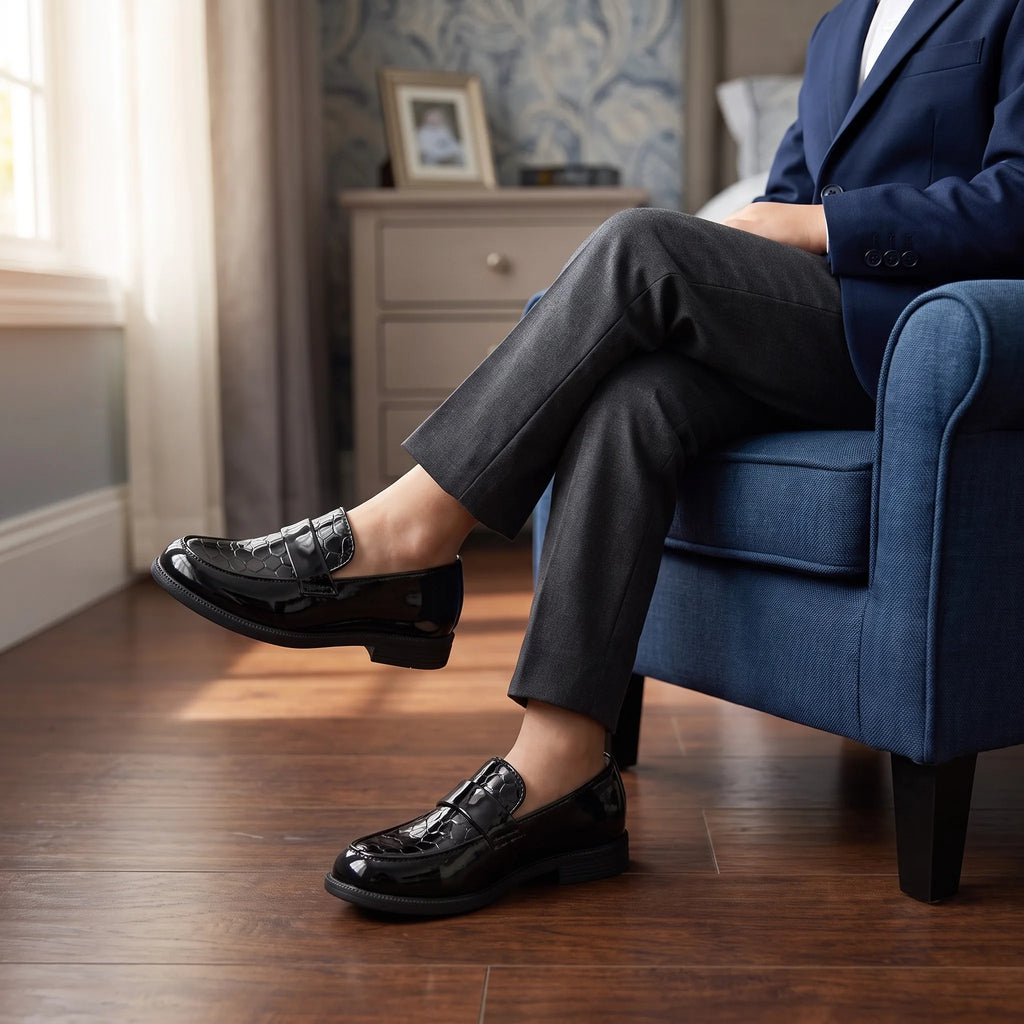 Mocassins Polyvalents En Cuir Vernis Pour Garçons - Lifestyle — Worn Editorial