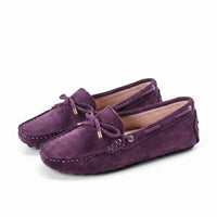 Mocassins Souples En Daim Pour Femmes - Studio — Front 3/4 Pair