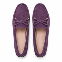 Mocassins Souples En Daim Pour Femmes - Studio - Top view