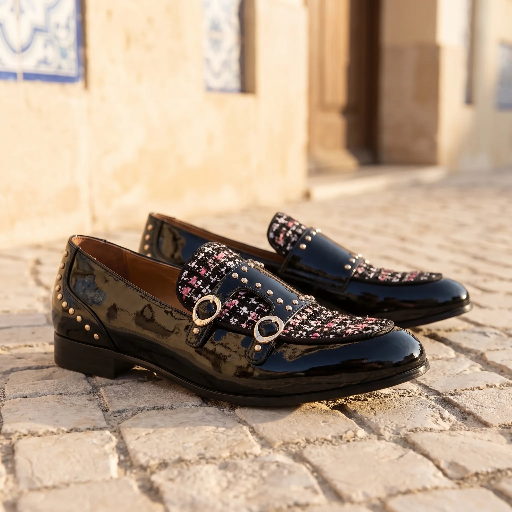 Mocassins Vernis De Luxe À Paillettes Pour Hommes - Lifestyle — Mediterranean Editorial