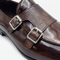 Mocassins Vernis Marrons De Luxe - Studio — Detail Close-up