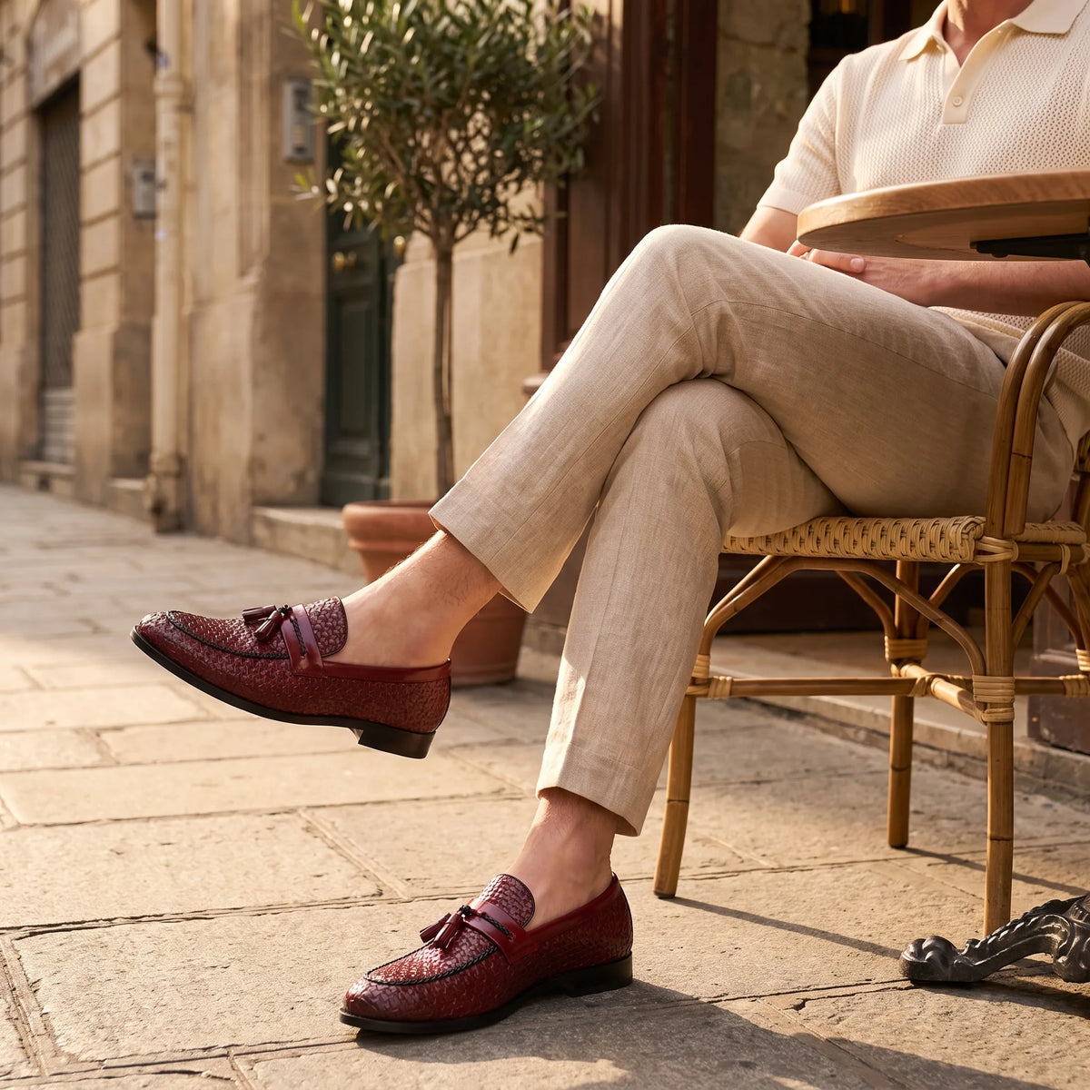 Mocassins Vintage À Glands Colorés - Lifestyle — Worn Editorial