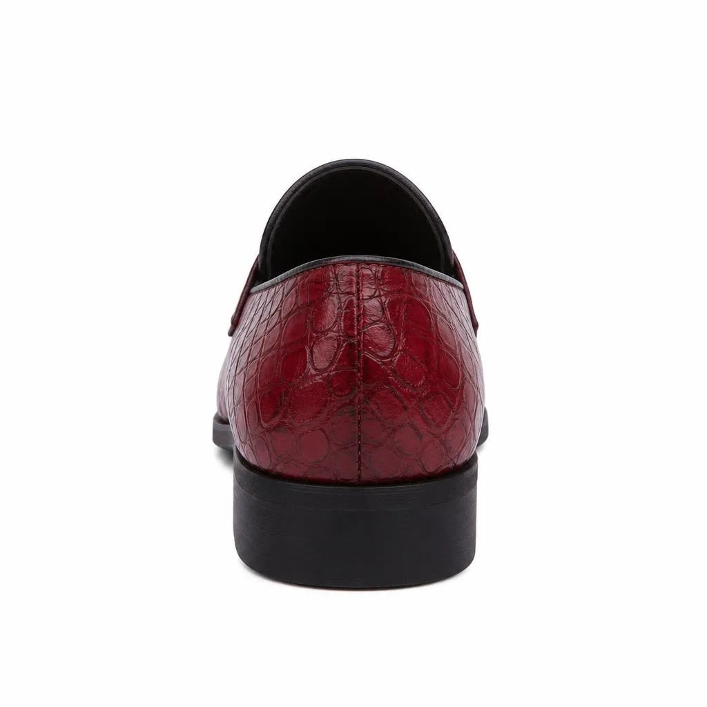 Mocassins Vintage À Glands Colorés - Studio - Behind view