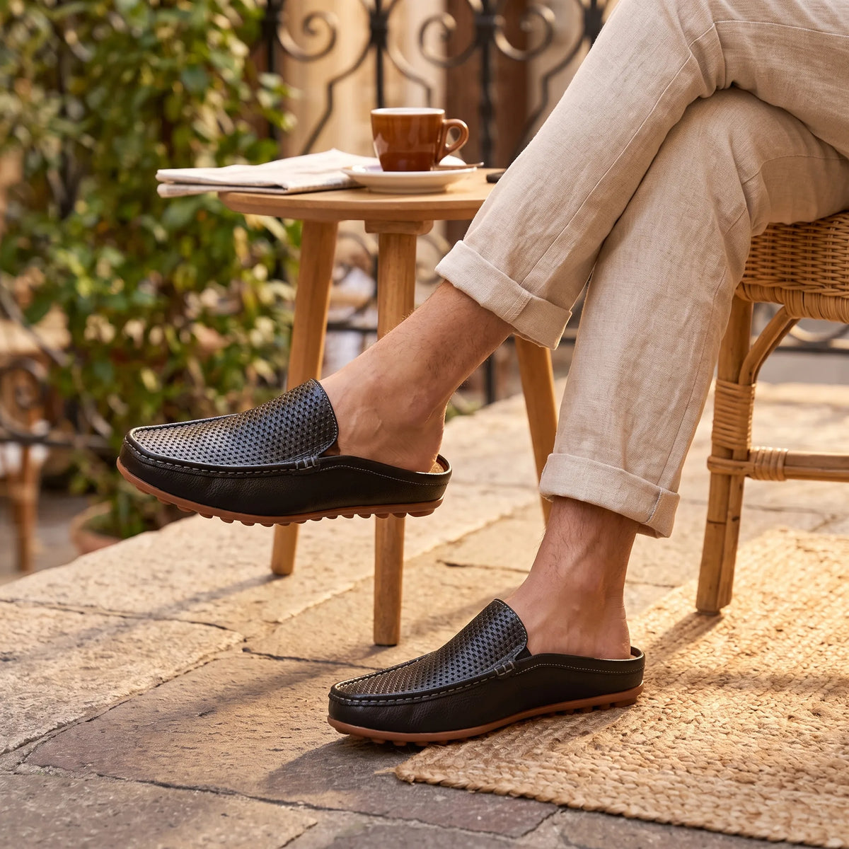 Mules Mocassins Souples En Cuir Synthétique - Lifestyle — Worn Editorial